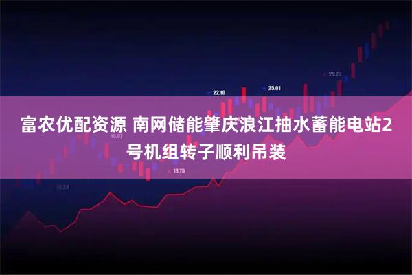 富农优配资源 南网储能肇庆浪江抽水蓄能电站2号机组转子顺利吊装
