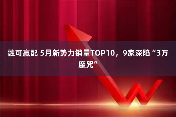 融可赢配 5月新势力销量TOP10，9家深陷“3万魔咒”