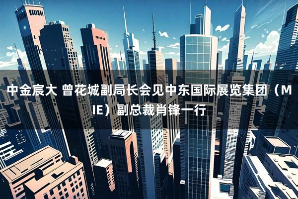中金宸大 曾花城副局长会见中东国际展览集团（MIE）副总裁肖锋一行